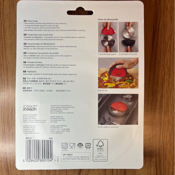 Joseph Joseph Duo Pizza Cutter - Picture 6 of 8